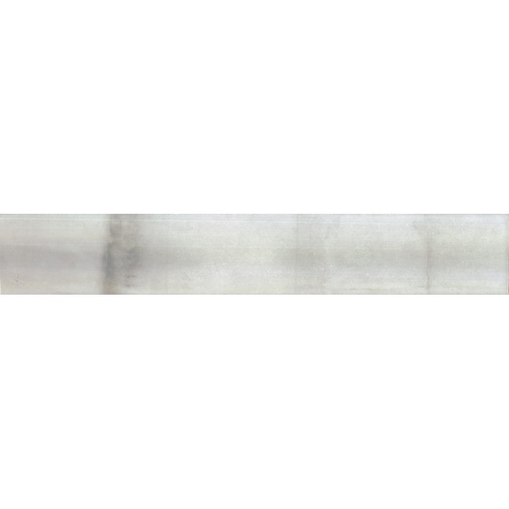 EV Tile IT-BRU-WF-37061  Brush Italian Porcelain Tile White Frost 370x61x6 Glossy
