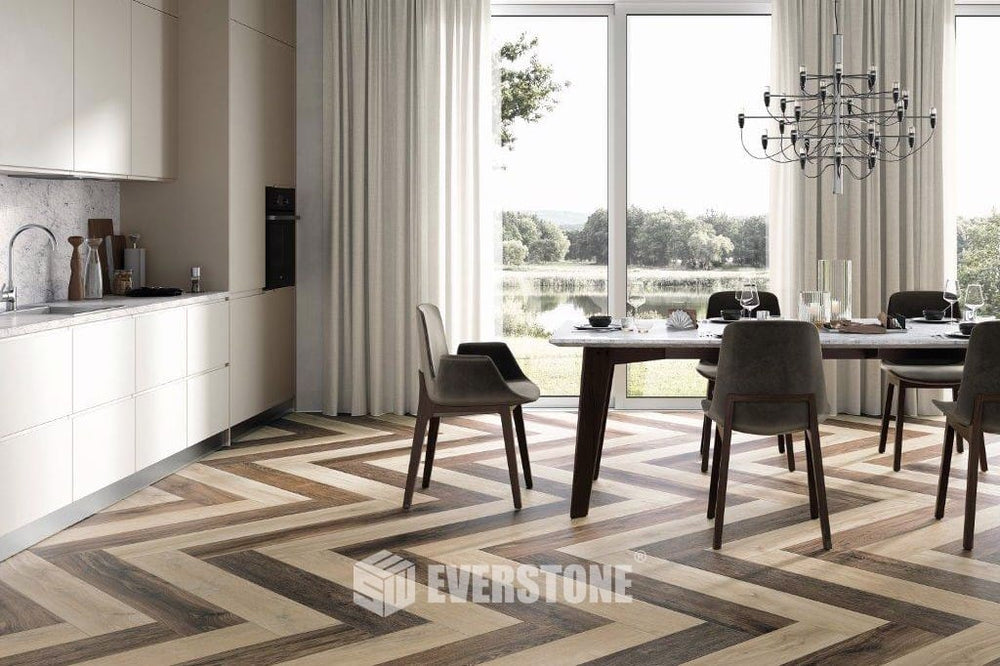 Cerreto Timber Amarone Matt Timber Look Tile 1480x234x9mm Made In Italy