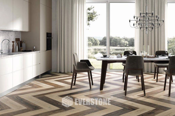 EV Tile IT-CER-AMA-15023M Cerreto Timber Amarone 1480x234x9 Matt - MADE IN ITALY