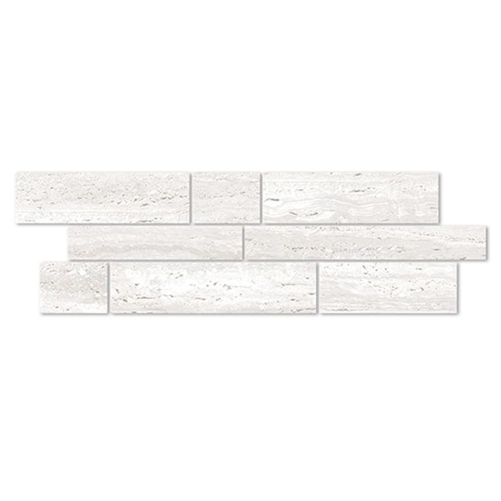 EV Tile PM-EMCHI-BAYL-M Euromarmo Mosaic Travertine Chiaro Bayline