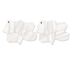 EV Tile PM-EMCHI-COZ-M Euromarmo Mosaic Travertine Chiaro Cozy