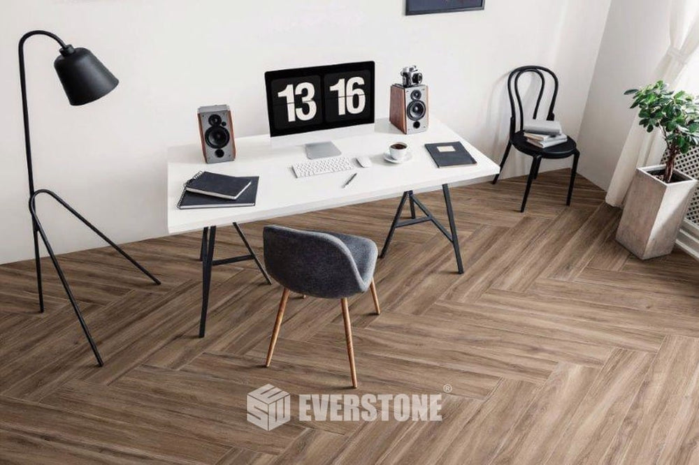 Mywood Ciliegio Grip Timber Look Tile 1210x200mm Made In Italy