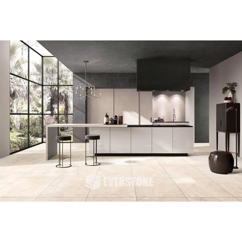 Romestone Bianco Polished Stone Look Tile 1200x600x11mm
