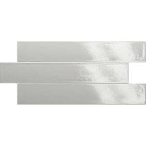 EV Tile IT-VIC-GY-37061 Victory Grey (Fog) 370x61x6 Glossy MADE IN ITALY