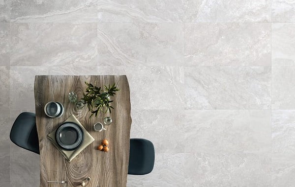 Everstone Tile Everstone 3D Crafted Natural Finish 300x600mm Made in Italy - Travertine Silver
