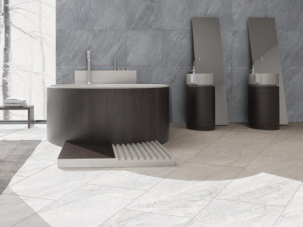 Everstone Tile Everstone Agathos Matt Finish 300x600mm Made in Italy - White