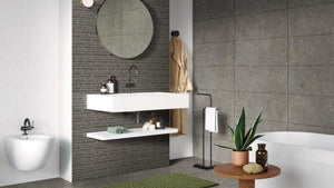Everstone Tile Everstone Frammenti Matt Finish 300x600mm Made in Italy - Fumo
