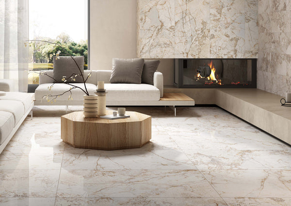 Everstone Tile Everstone Meteorite Matt Finish 600x600mm Made in Italy - Natural