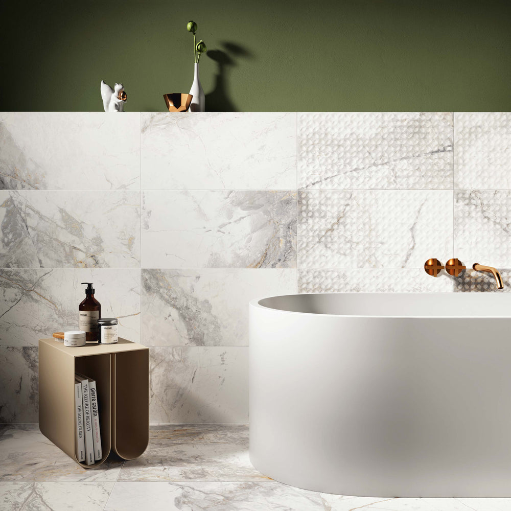 Everstone StoneAge 3D Natural Finish 600x1200mm Made in Italy - Antarctic