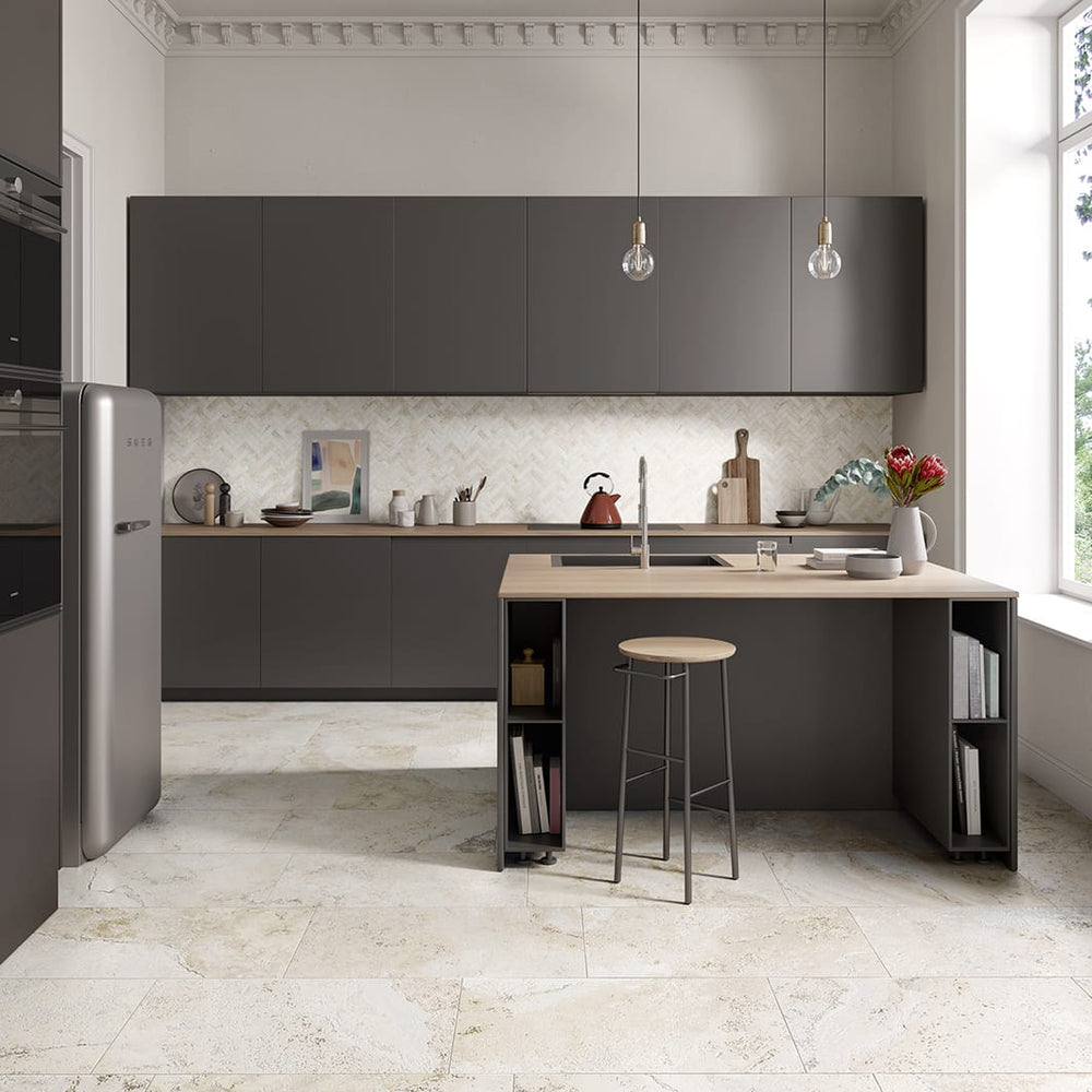 Everstone StoneAge 3D Natural Finish 300x600mm Made in Italy - Travertine Oro