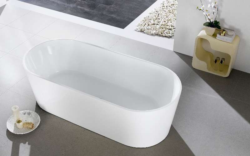 Ovia OBT1400 Free Standing Bathtub Non Oveflow 1390*705*580mm