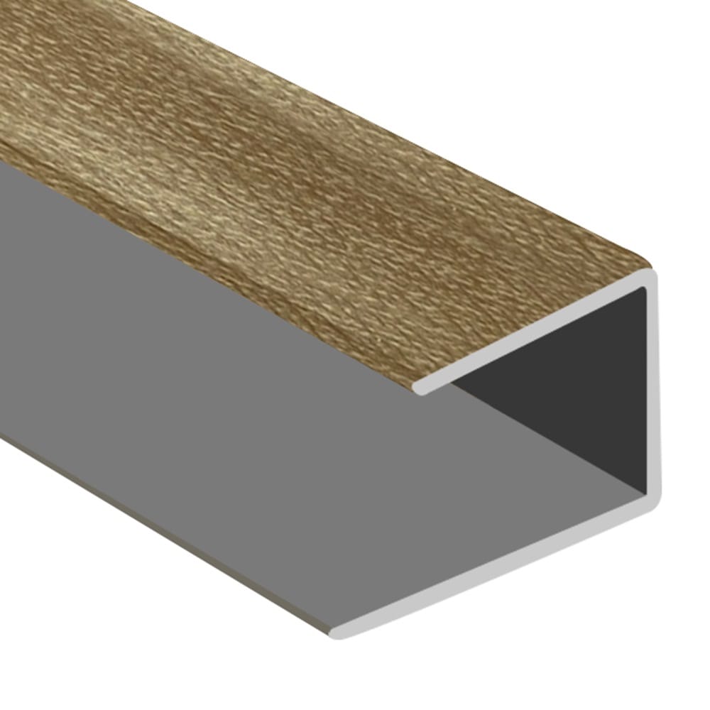 Flooring Oddz Timber Flooring Metal Senior End Trim - EC LIMED OAK