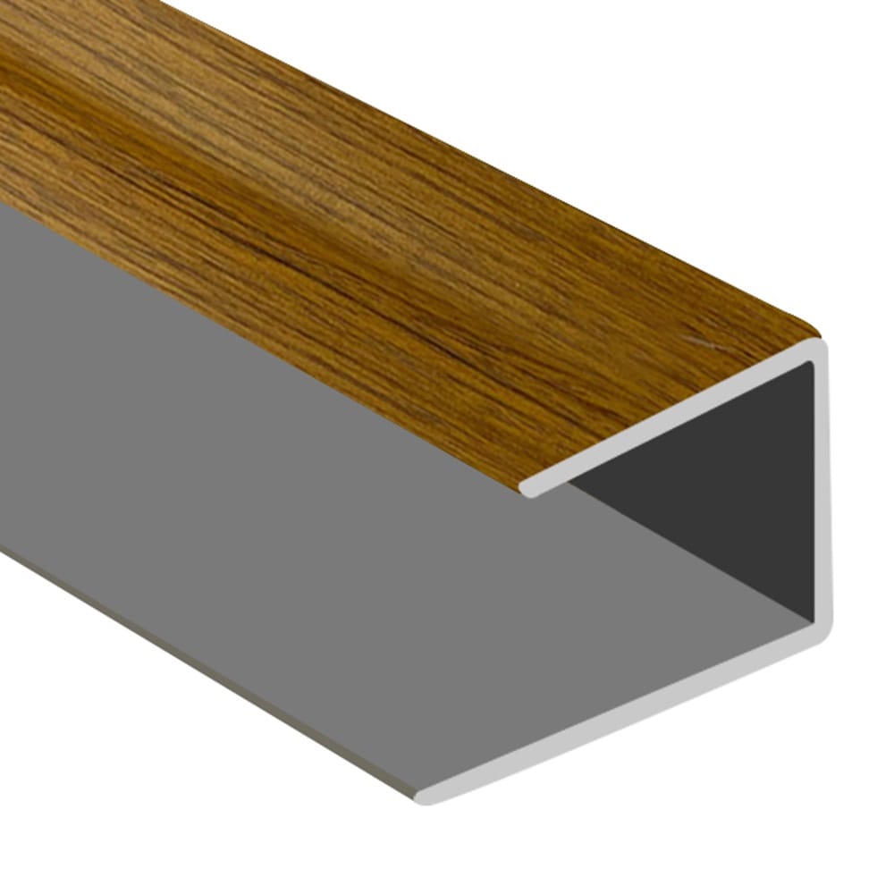 Flooring Oddz Timber Flooring Metal Senior End Trim - EC SMOKED OAK
