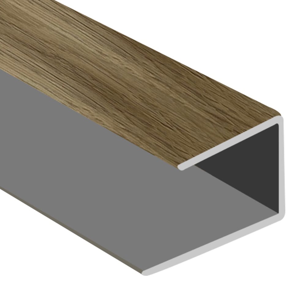 Flooring Oddz Timber Flooring Metal Senior End Trim - EL SPIRIT OAK