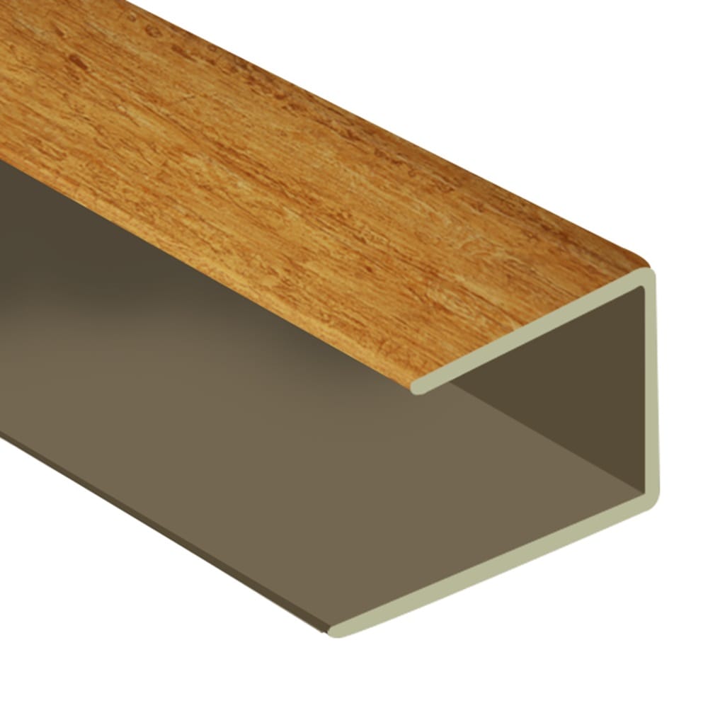 Flooring Oddz Timber Flooring Metal Senior End Trim - HONEY BAMBOO