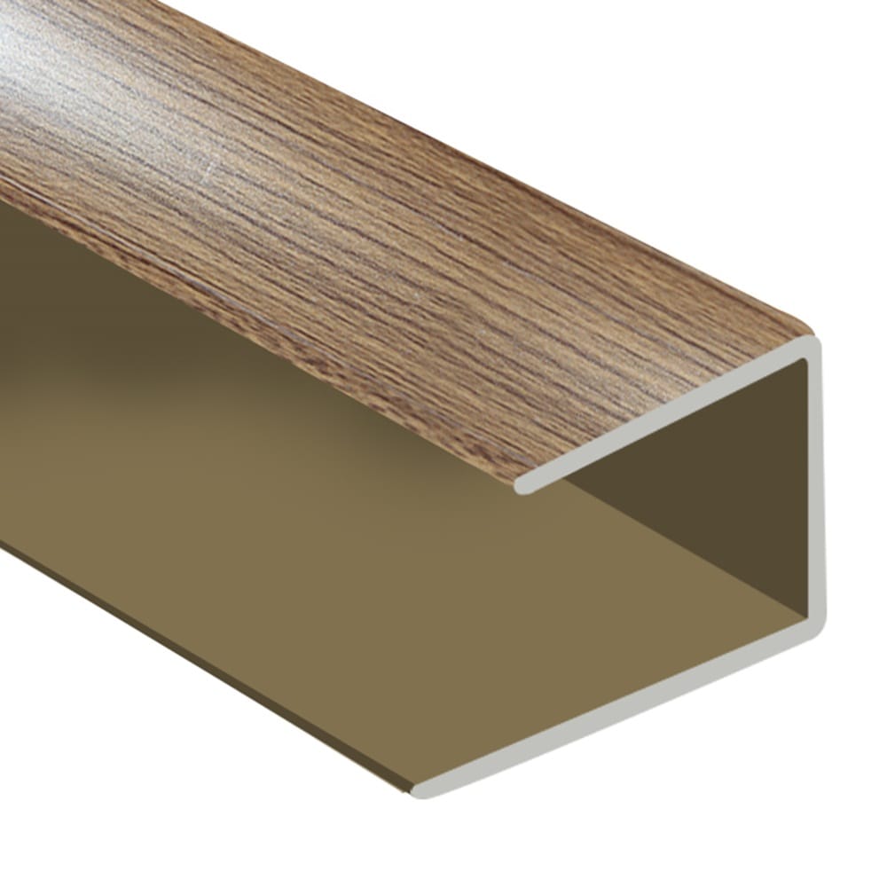 Flooring Oddz Timber Flooring Metal Senior End Trim - WA COFFEE