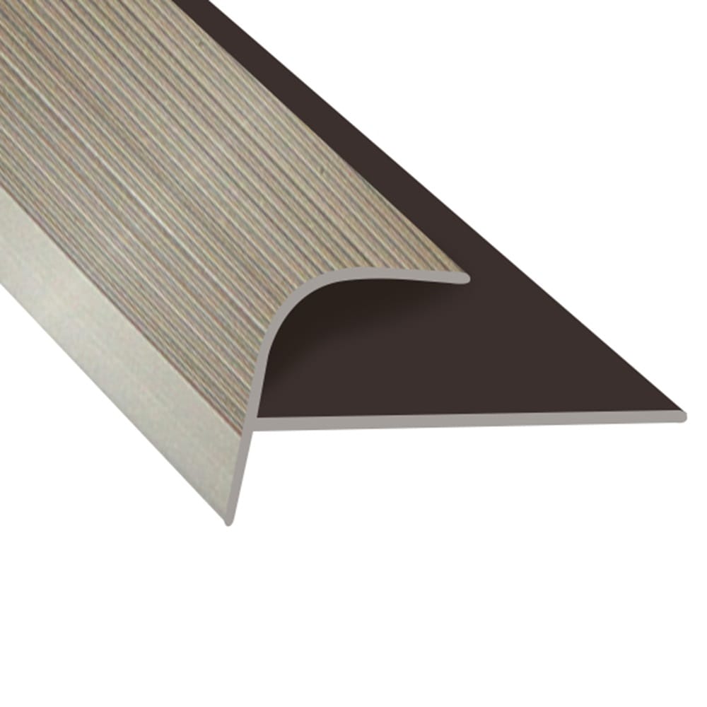Flooring Oddz Timber Flooring Metal Senior Stair Trim - CHAMPAGNE