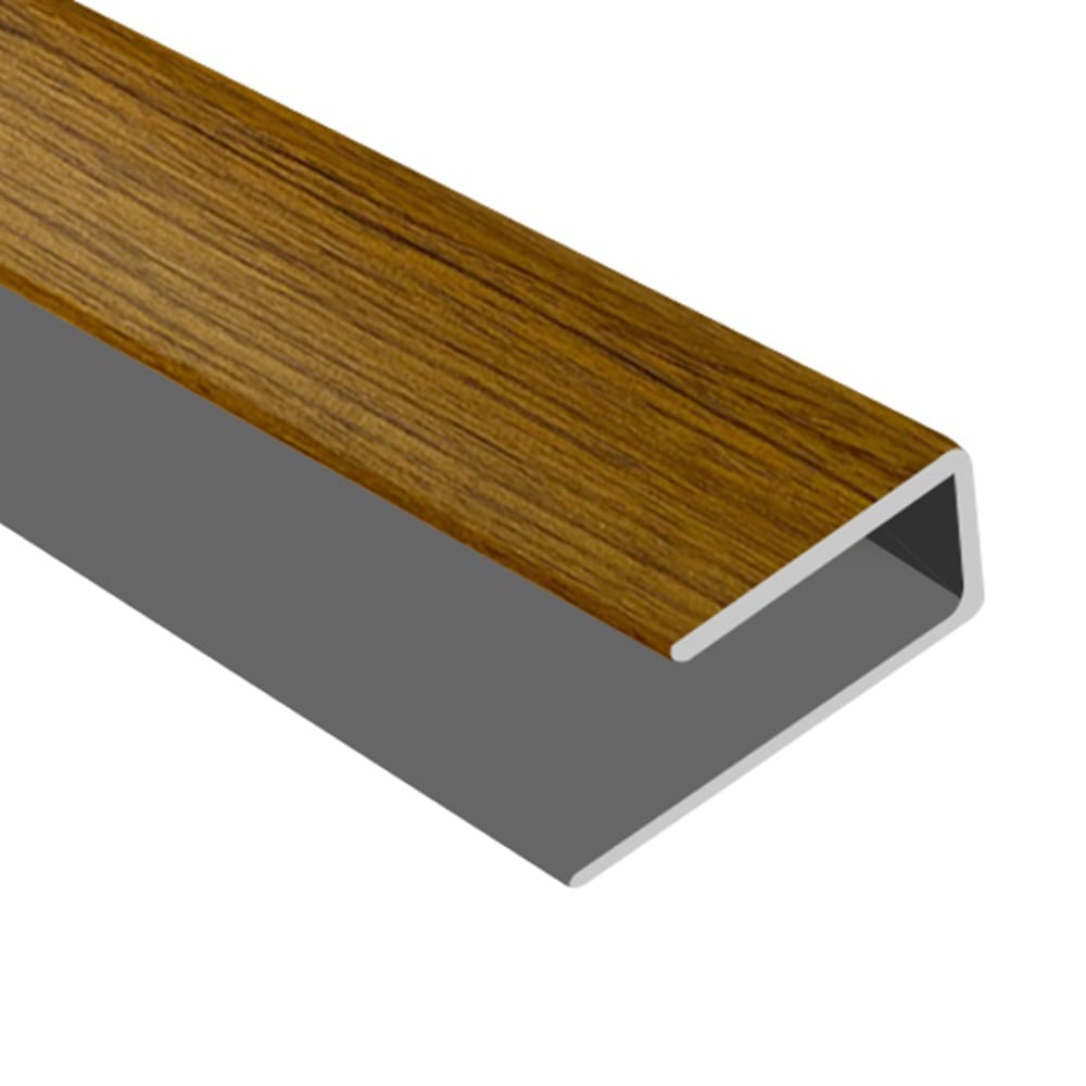 Flooring Oddz Timber Flooring Metal Junior End Trim - EC SMOKED OAK