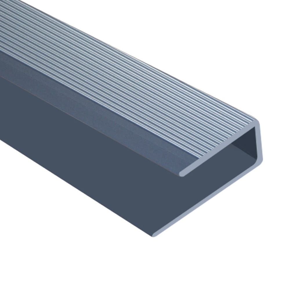 Flooring Oddz Timber Flooring Metal Junior End Trim - SILVER