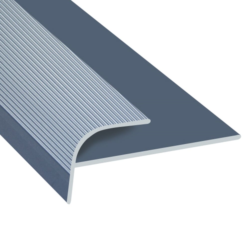 Flooring Oddz Timber Flooring Metal Junior Stair Trim - SILVER