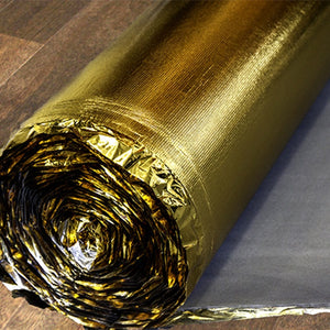 FloorTex Golden Foil EVA Acoustic Underlay 3mm - 20m2 Roll