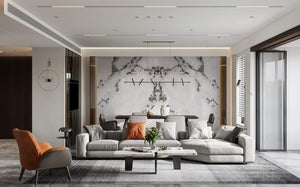 Gen Stone Grandeur Collection - SSG02 Calacatta Fendi 3200x1600x12mm Matt Finish