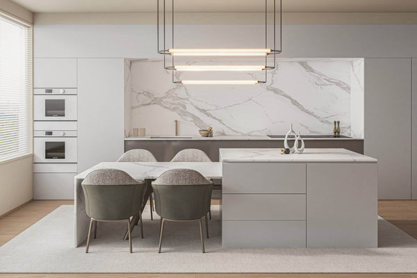 Gen Stone Grandeur Collection - SSG06 Fantasy White 3200x1600x12mm Matt Finish