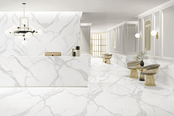Gen Stone Grandeur Collection - SSG06 Fantasy White 3200x1600x12mm Matt Finish