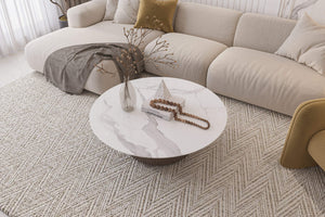 Gen Stone Opulence Collection - SSOP04 Volaka White 3200x1600x12mm Polished Finish