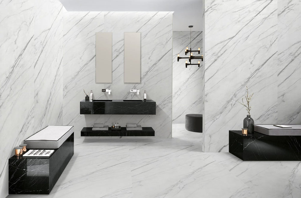 Opulence Collection - SSOP05 Vience White 3200x1600x12mm Polished Finish