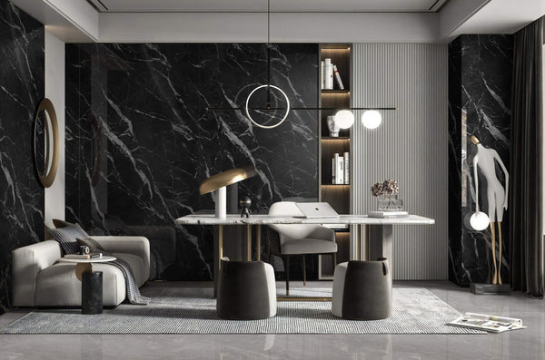 Gen Stone Tempest Collection - SST03 Storm Black 3200x1600x12mm Matt Finish