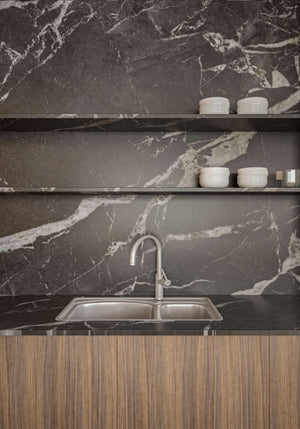 Gen Stone Tempest Collection - SST03 Storm Black 3200x1600x12mm Matt Finish