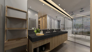 Gen Stone Tempest Collection - SST07 Stellar Black 3200x1600x12mm Matt Finish