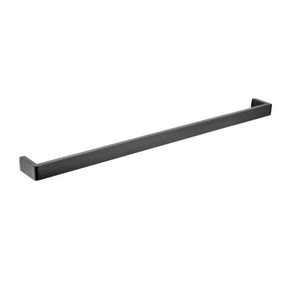 GM7001.8.TR IVANO SERIES SQUARE GUN METAL GREY SINGLE TOWEL RAIL 800MM