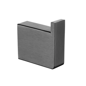 GM7007.TR IVANO SERIES SQUARE GUN METAL GREY ROBE HOOK
