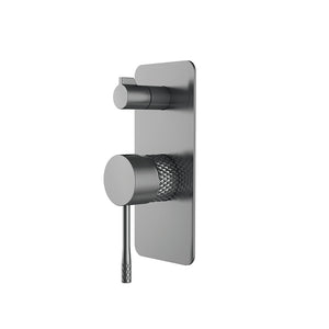 WT 7509GM TIARA Shower Mixer with Diverter in Gun Metal