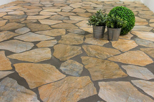 GNS Tile 23MONBEM MONTESA MARRON BEIGE CRAZY PAVE MATT 226X326