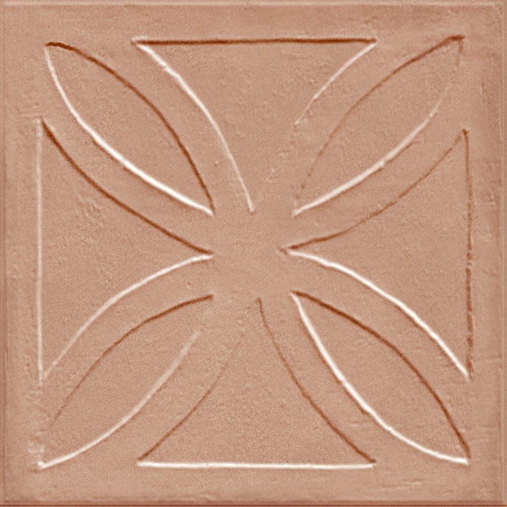 GNS Tile 2AMUTE3D RC7H AMURI COTTO TERRACOTTA 3D MATT DECOR 200X200
