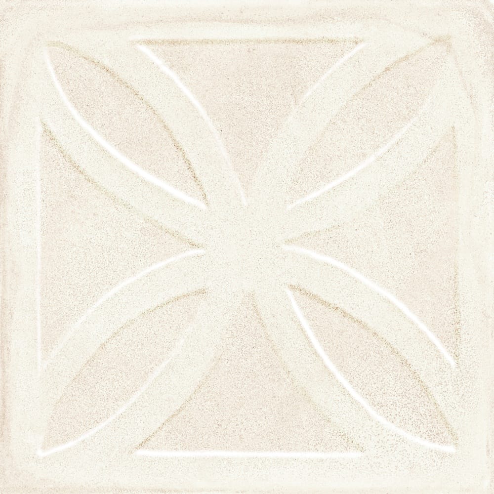 GNS Tile 2AMUWH3D RC7F AMURI AVORIO WHITE 3D MATT DECOR 200X200