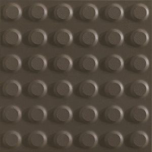 GNS Tile 3TACGRA D502D-1 (3TACBKA) TACTILE PLUS GRAPHITE WARNING DOTS 300X300