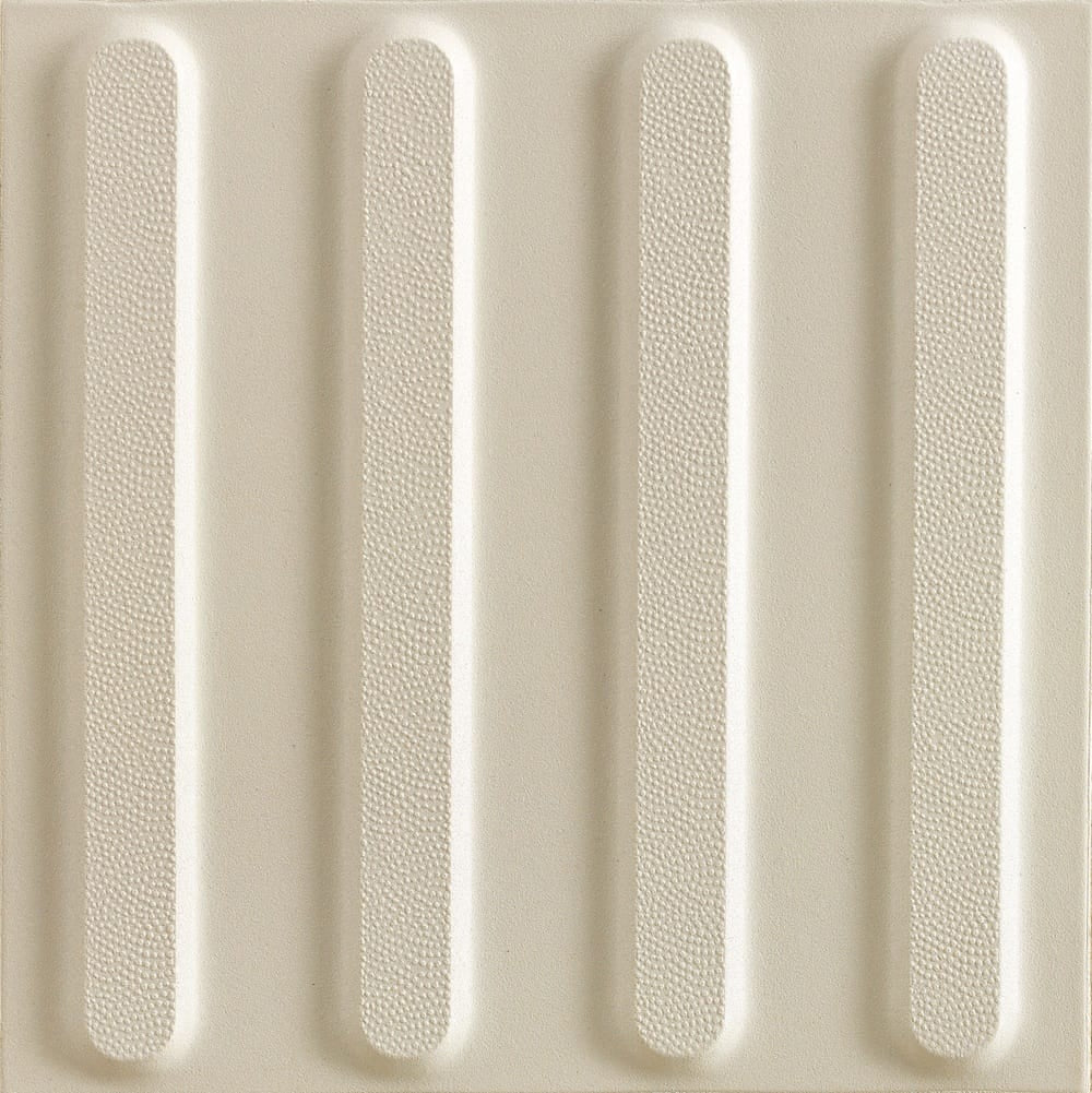 GNS Tile 3TACWHB D931-1 TACTILE PLUS WHITE DIRECTIONAL LINES 300X300