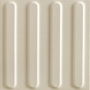 GNS Tile 3TACWHB D931-1 TACTILE PLUS WHITE DIRECTIONAL LINES 300X300