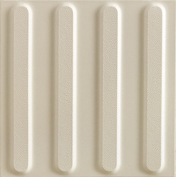 GNS Tile 3TACWHB D931-1 TACTILE PLUS WHITE DIRECTIONAL LINES 300X300