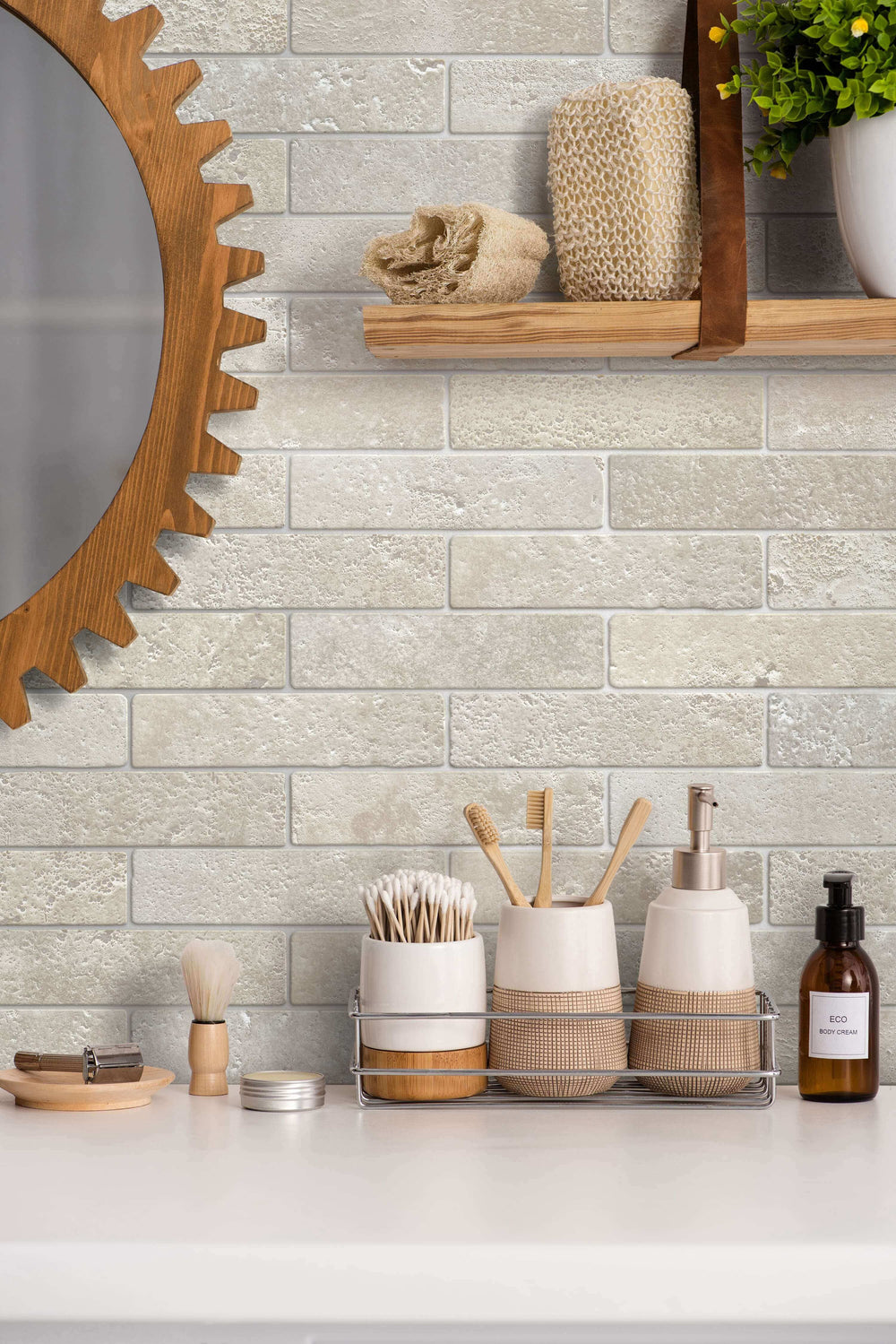 52APOBET APOLLO BEIGE TRAVERTINE TUMBLED 50X200