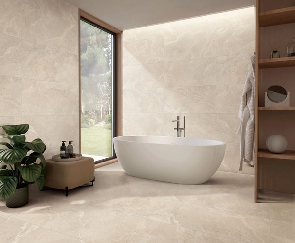 GNS Tile 612CRWBEM 612CR02 CROWN TRAVERTINE BEIGE MATT P3 600X1200
