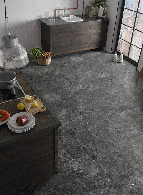 GNS Tile 612KSTCHH KS601204SH KARST-STONE CHARCOAL HONED 600X1200