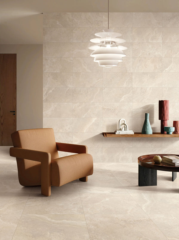 GNS Tile 6CRWBEM 60CR02 CROWN TRAVERTINE BEIGE MATT P3 600X600