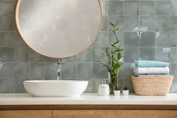 GNS Tile BRUBLG13 BRUME STEEL BLUE GLOSS 130X130