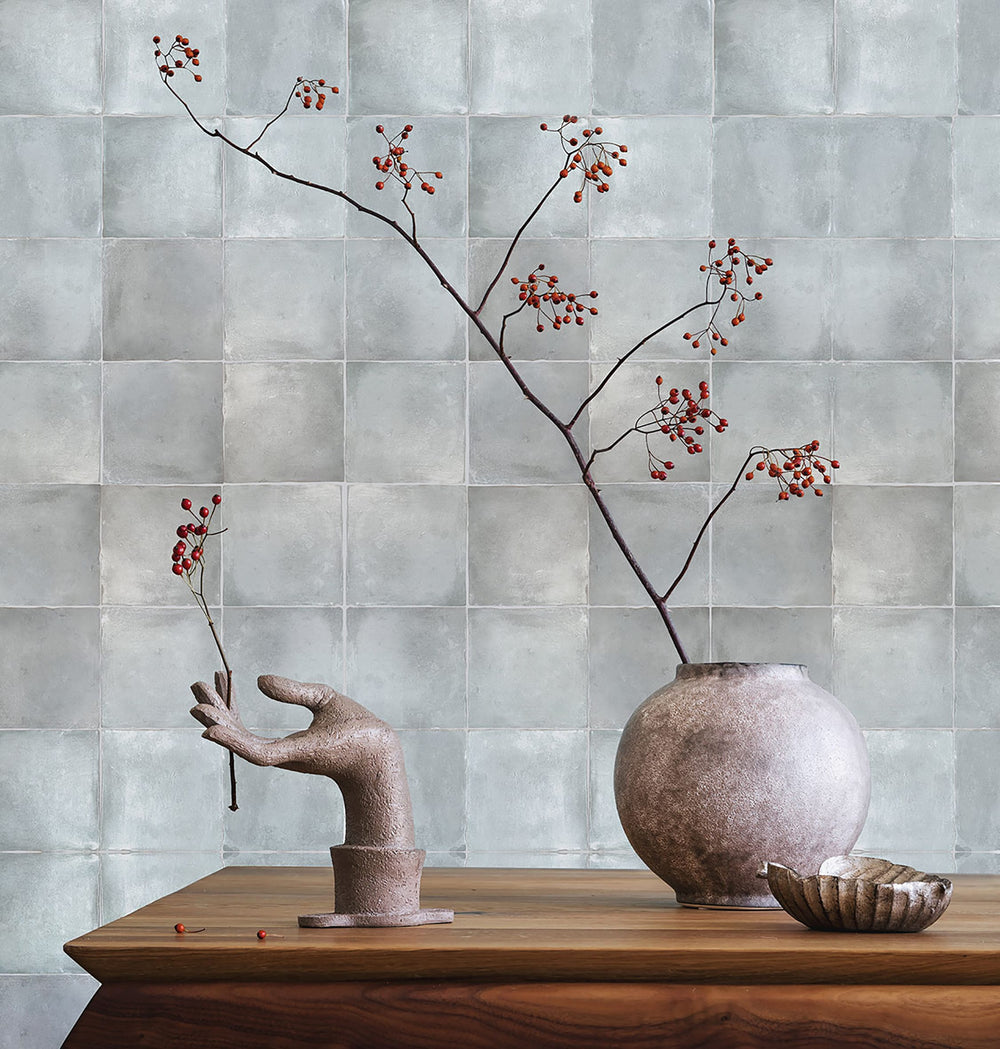 BRUGYS13 BRUME DOVE GREY SATIN 130X130
