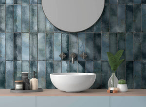 GNS Tile HACBLG724 E236300 HACKNEY DARK BLUE GLOSS 69X240